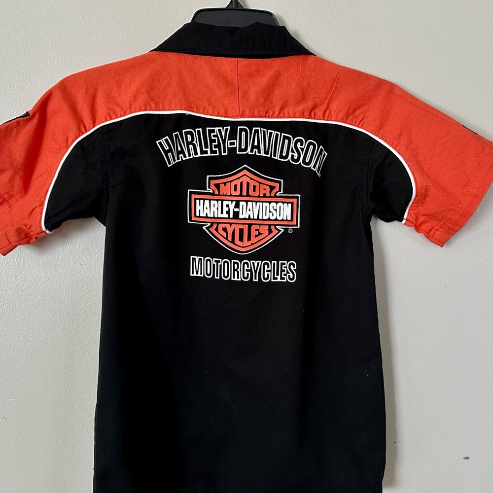 Harley Davidson boys shirt size 8/10 youth size